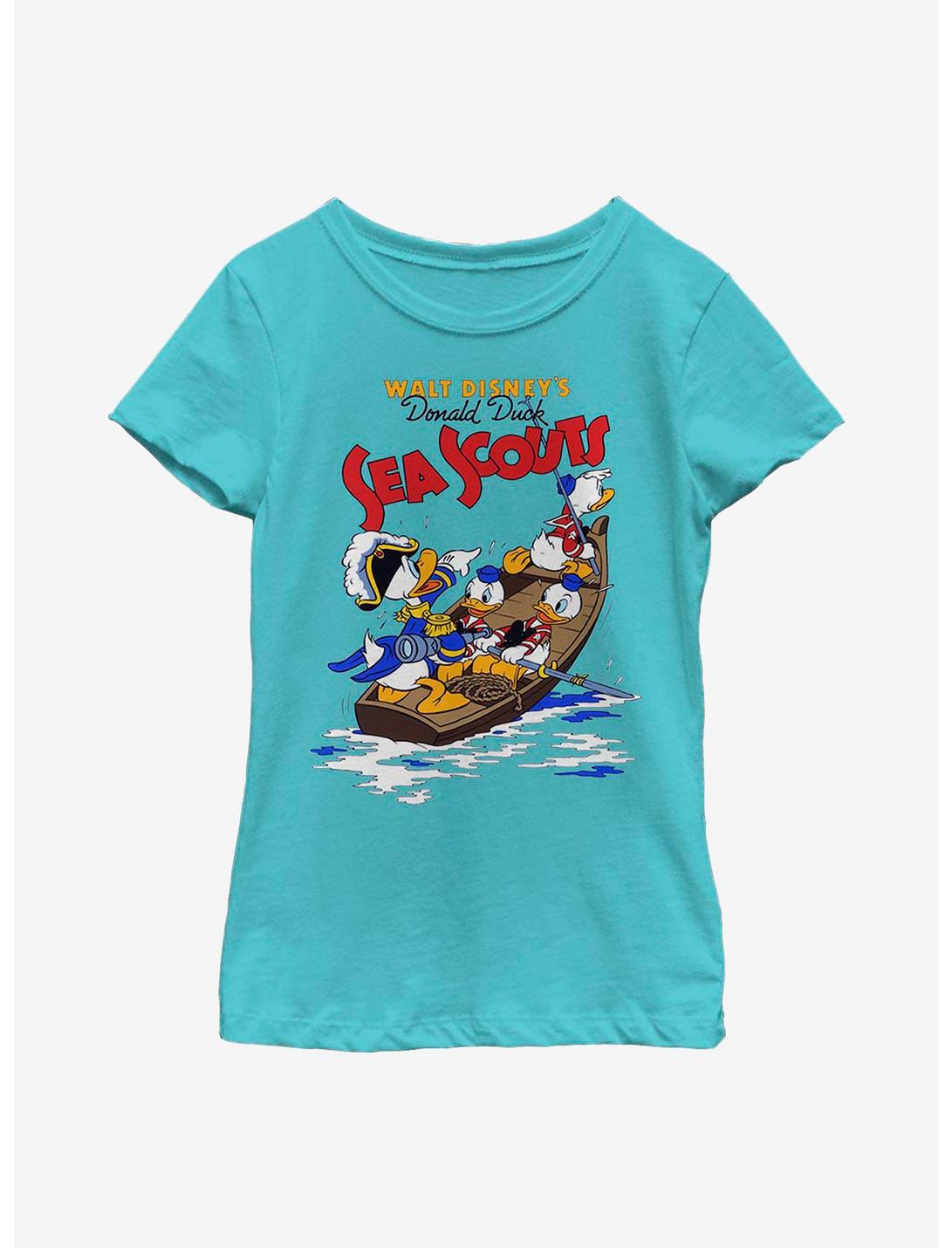 Disney Donald Duck Sea Scout Youth Girls T-Shirt, TAHI BLUE, hi-res