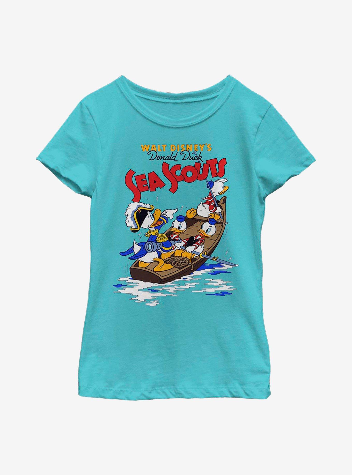 Disney Donald Duck Sea Scout Youth Girls T-Shirt, , hi-res