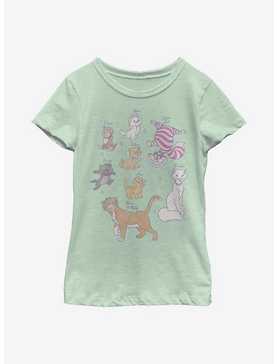 Disney Classic Kitties Youth Girls T-Shirt, , hi-res