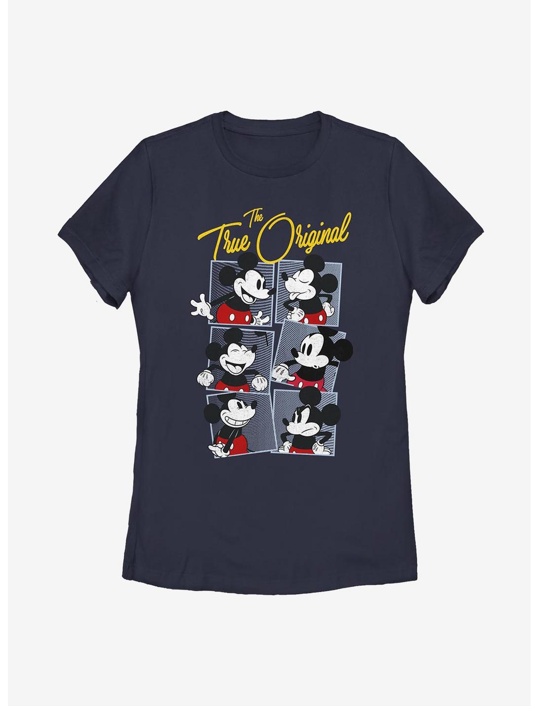 Disney Mickey Mouse Boxed Mickey Womens T-Shirt, NAVY, hi-res