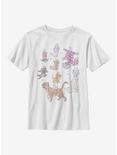 Disney Classic Kitties Youth T-Shirt, WHITE, hi-res