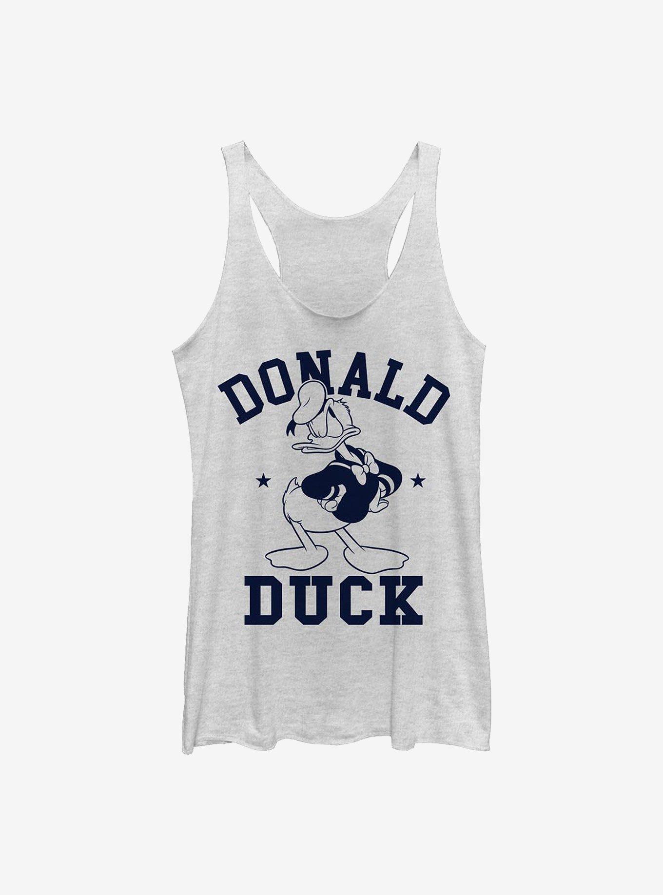 Disney Donald Duck Goes To College Womens Tank Top, , hi-res