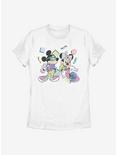 Disney Mickey Mouse 80s Womens T-Shirt, WHITE, hi-res