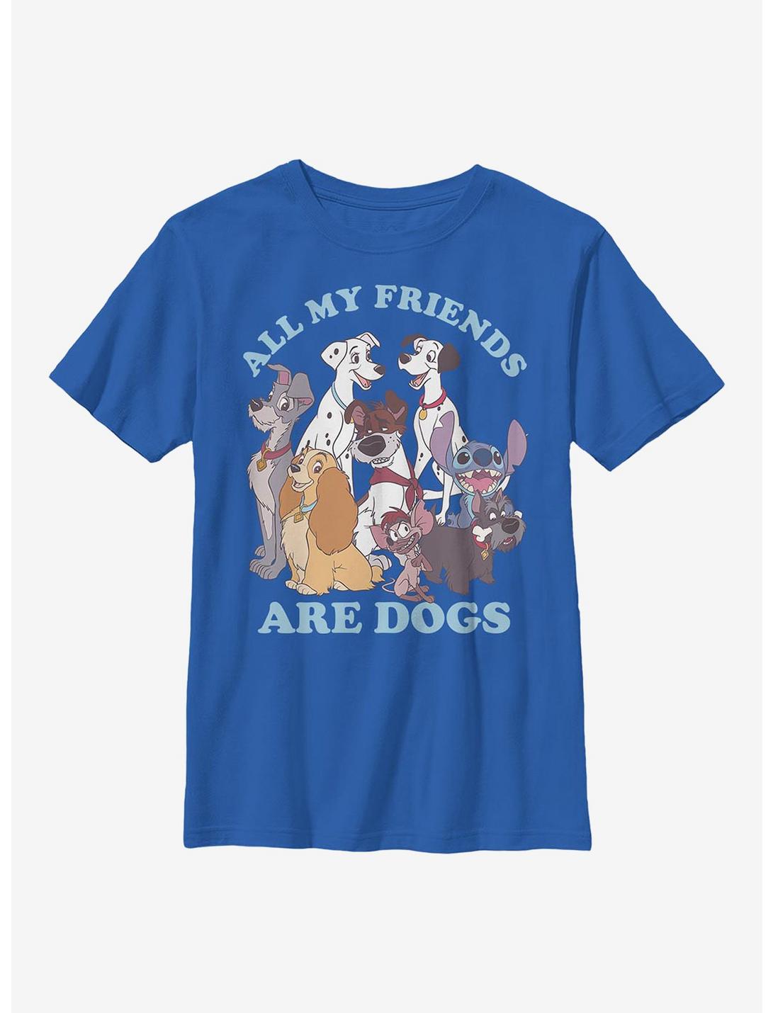 Disney Classic Dog Friends Youth T-Shirt, ROYAL, hi-res