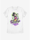 Disney Mickey Mouse Airbrush Mickey Womens T-Shirt, WHITE, hi-res