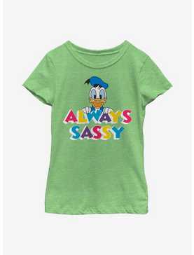 Disney Donald Duck Sassy Donald Youth Girls T-Shirt, , hi-res