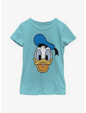 Disney Donald Duck Big Face Donald Youth Girls T-Shirt, , hi-res