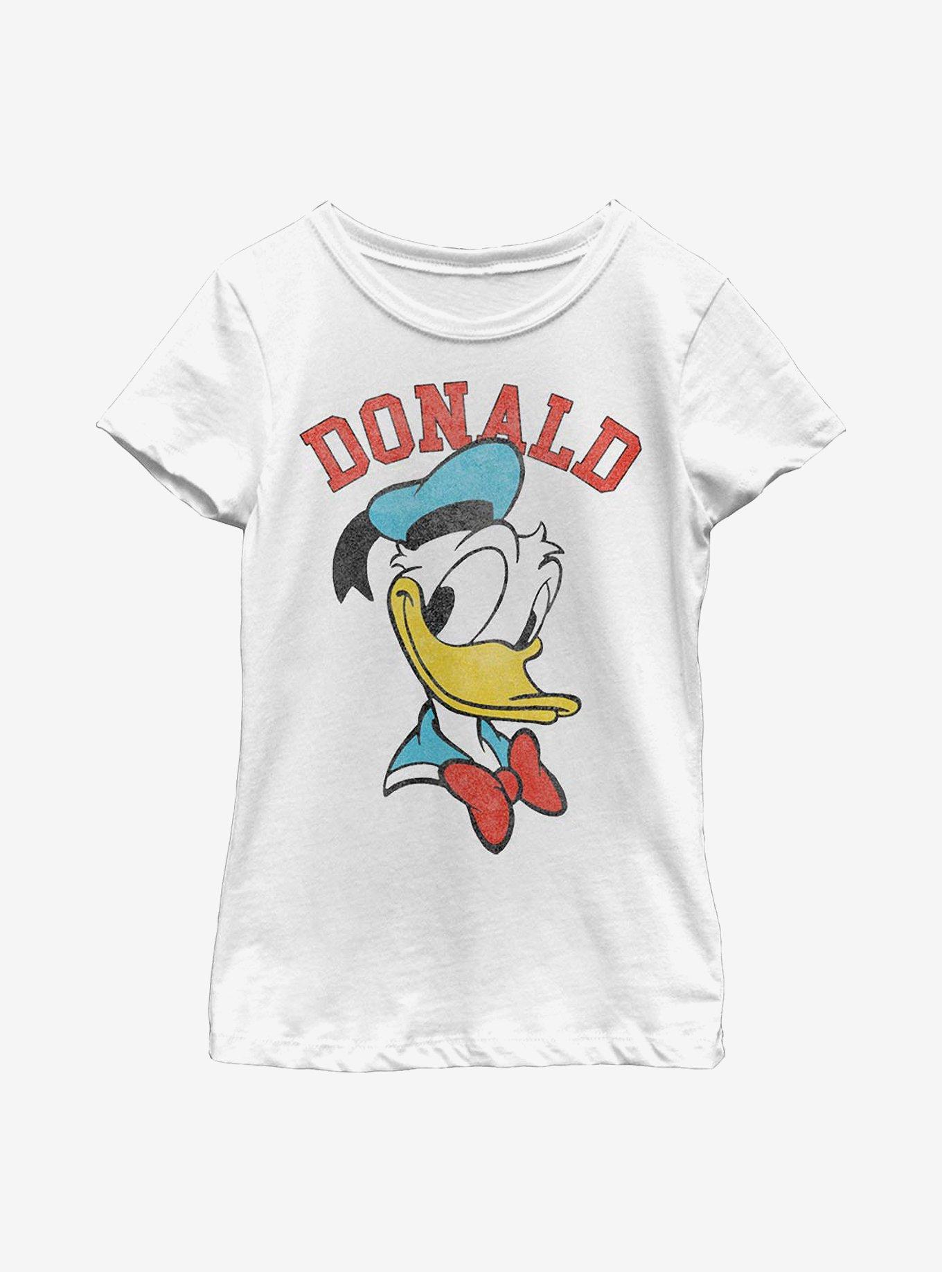 Disney Donald Duck Close Up Youth Girls T-Shirt, , hi-res