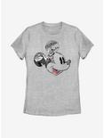Disney Mickey Mouse Comic Mouse Womens T-Shirt, ATH HTR, hi-res