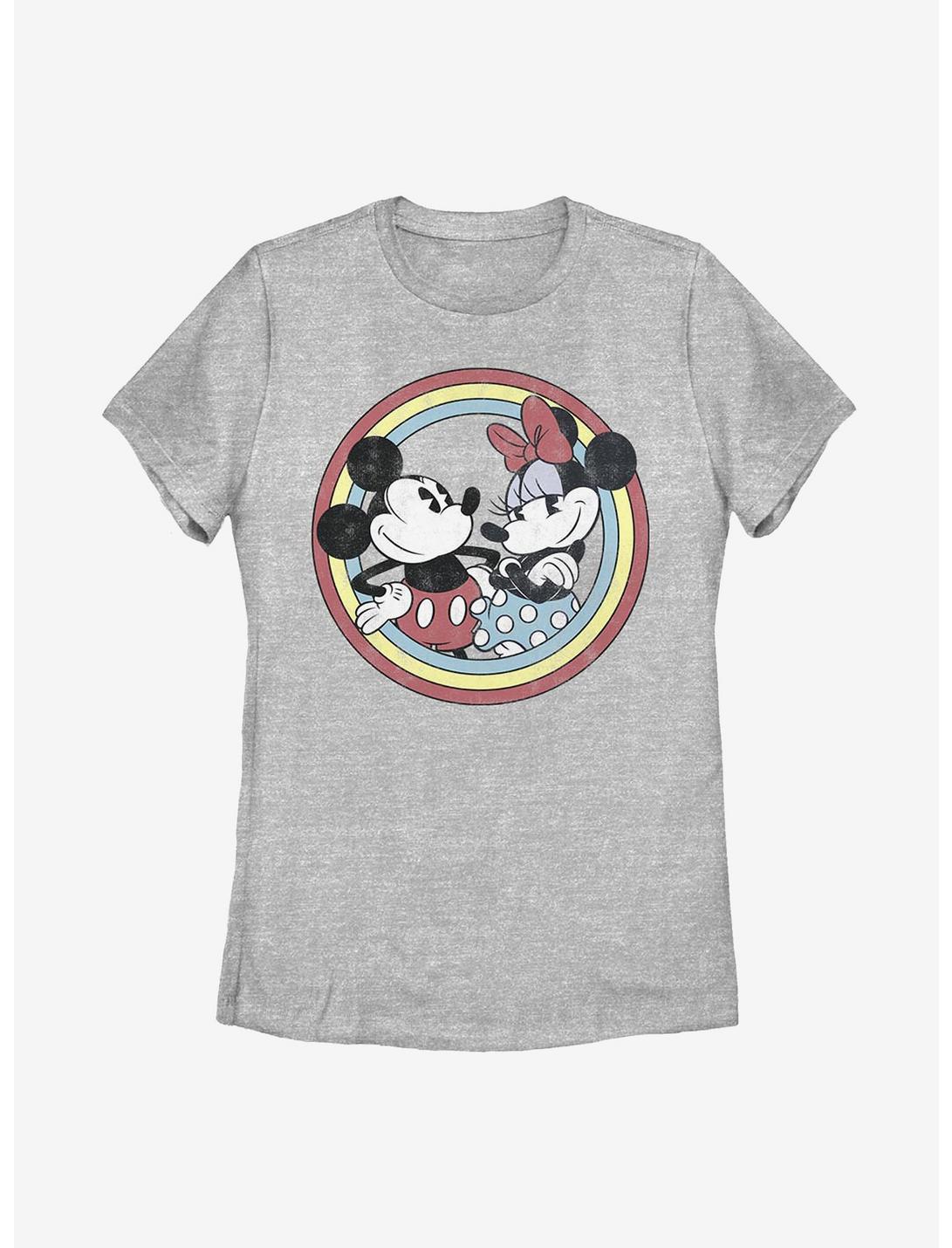 Disney Mickey Mouse Minnie Circle Womens T-Shirt, ATH HTR, hi-res