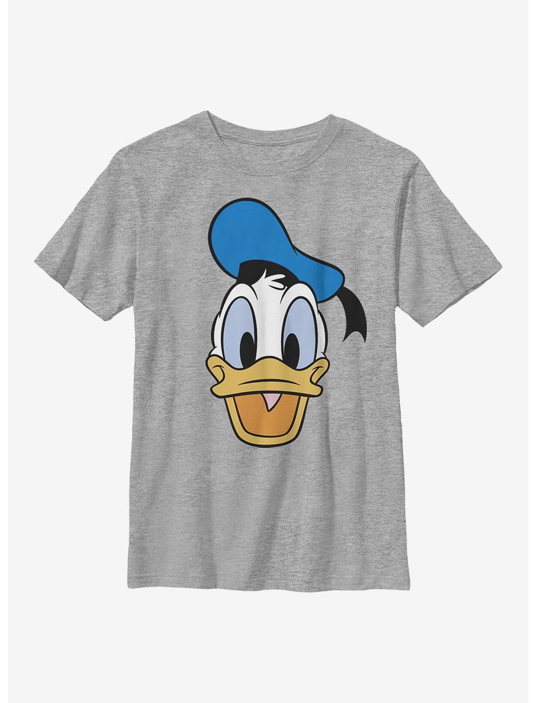 Disney Donald Duck Big Face Donald Youth T-Shirt, ATH HTR, hi-res