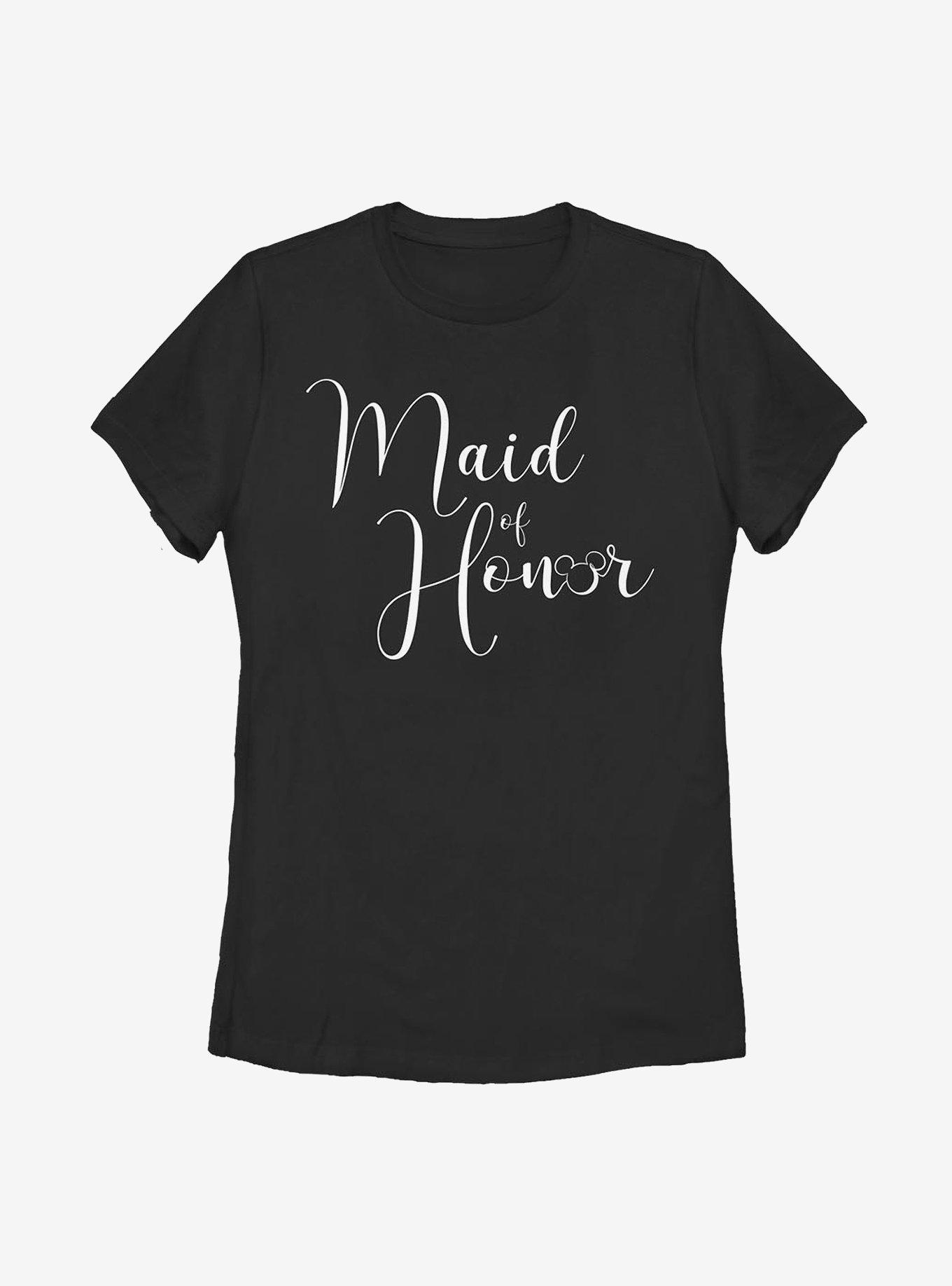 Disney Mickey Mouse Disney Maid Of Honor Womens T-Shirt