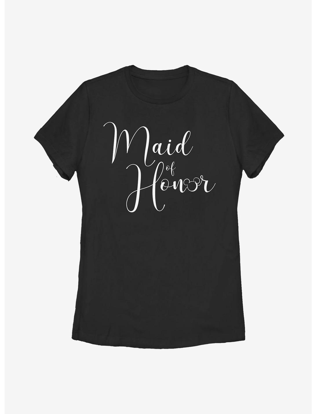 Disney Mickey Mouse Disney Maid Of Honor Womens T-Shirt, BLACK, hi-res