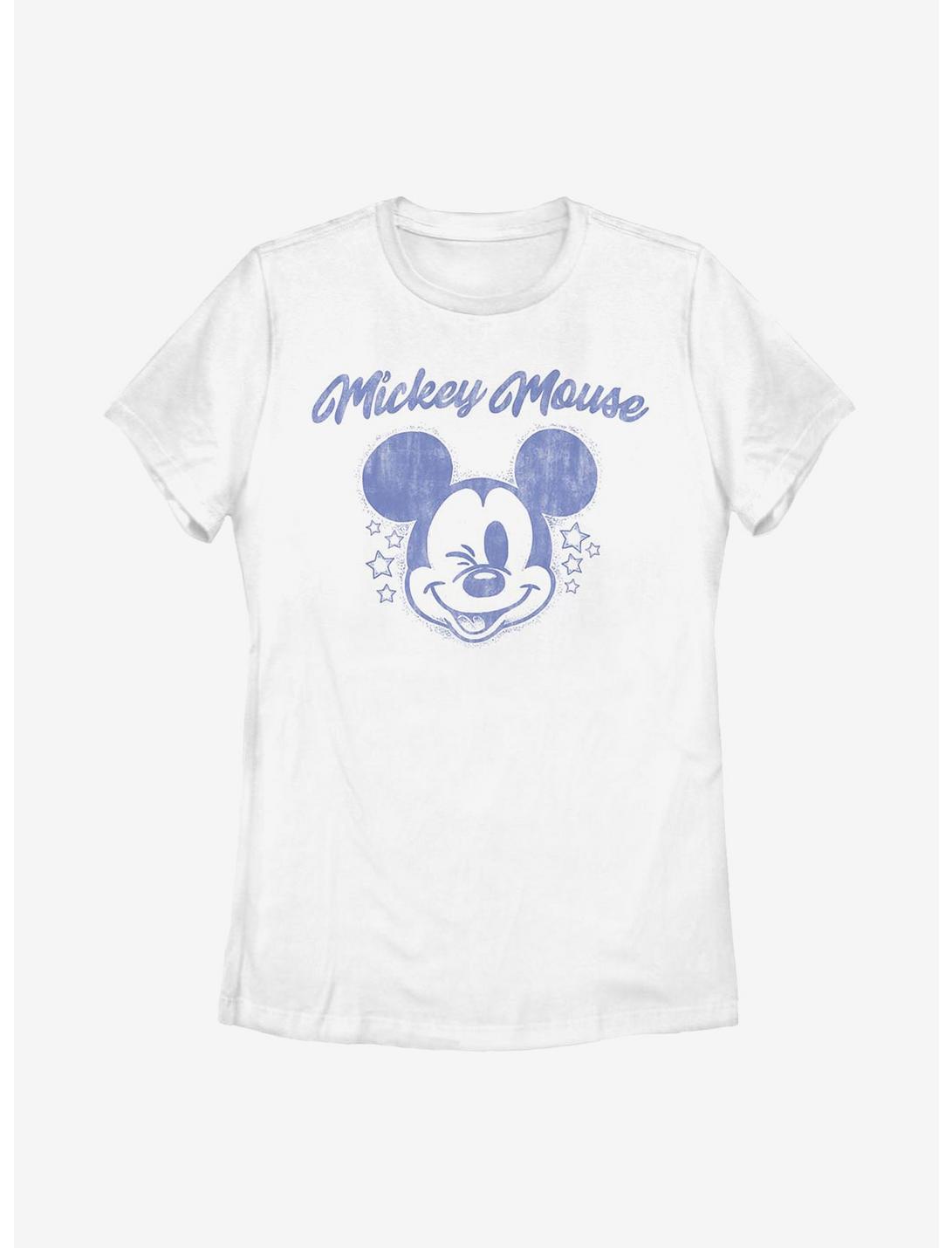 Disney Mickey Mouse Starry Mickey Womens T-Shirt, WHITE, hi-res