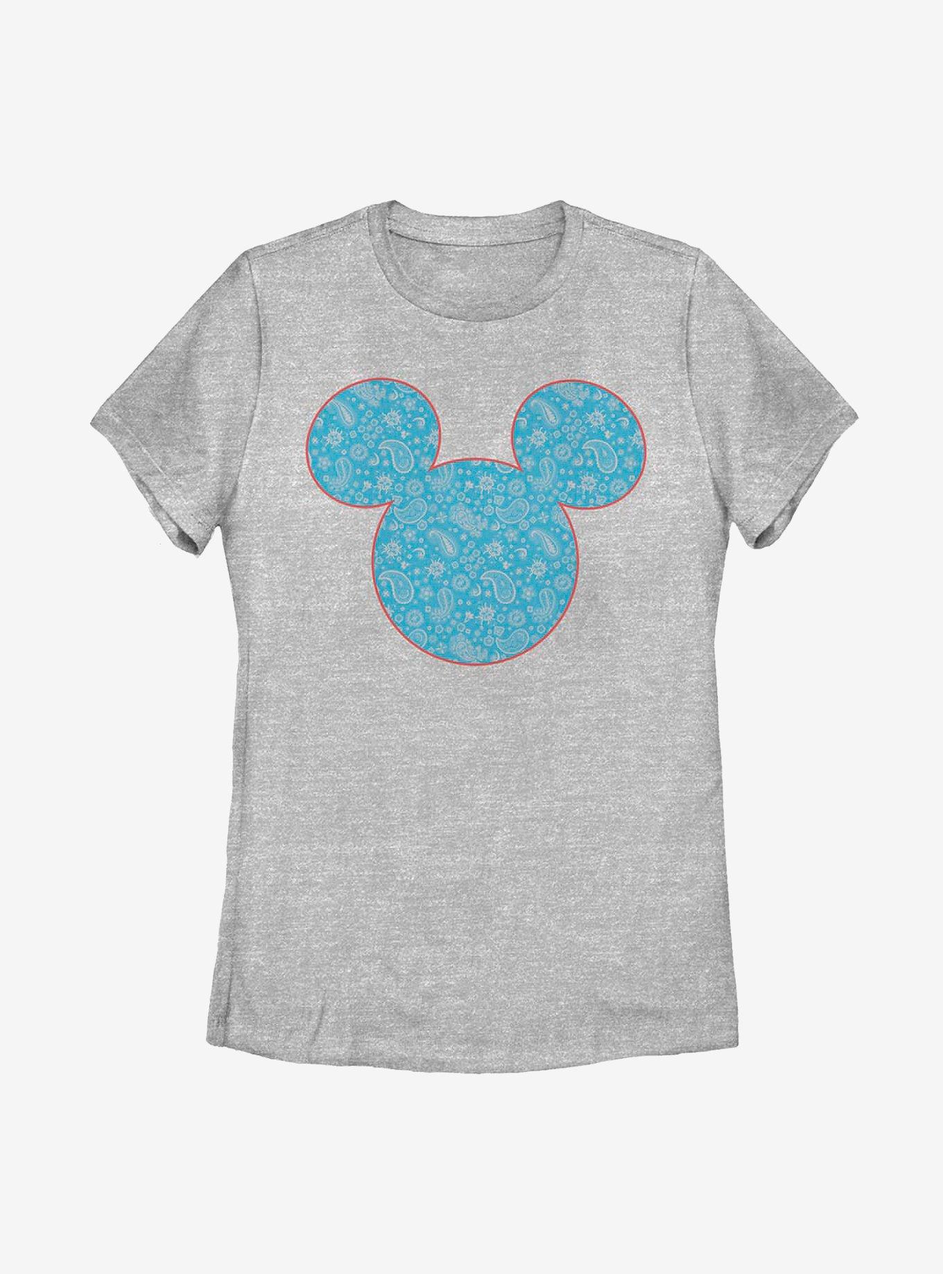 Disney Mickey Mouse Americana Paisley Womens T-Shirt, , hi-res