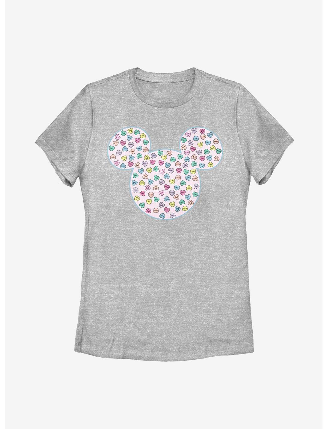 Disney Mickey Mouse Candy Ears Womens T-Shirt, ATH HTR, hi-res