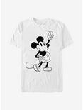 Disney Mickey Mouse Simple Mickey Outline T-Shirt, WHITE, hi-res