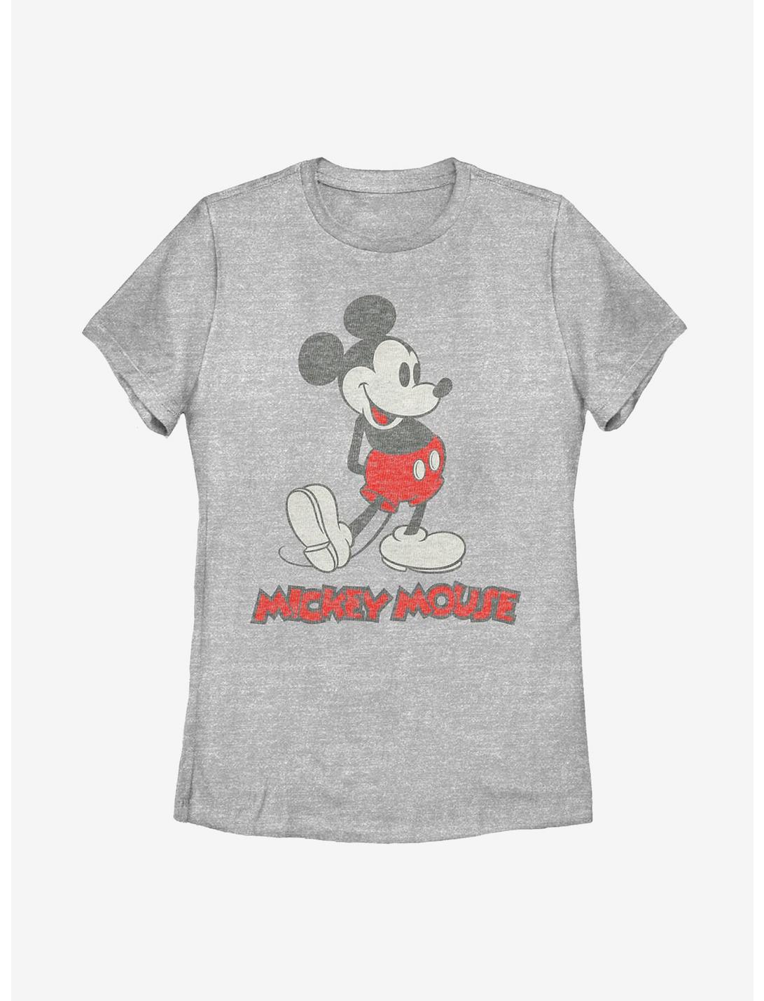 Disney Mickey Mouse Vintage Mickey Womens T-Shirt, ATH HTR, hi-res