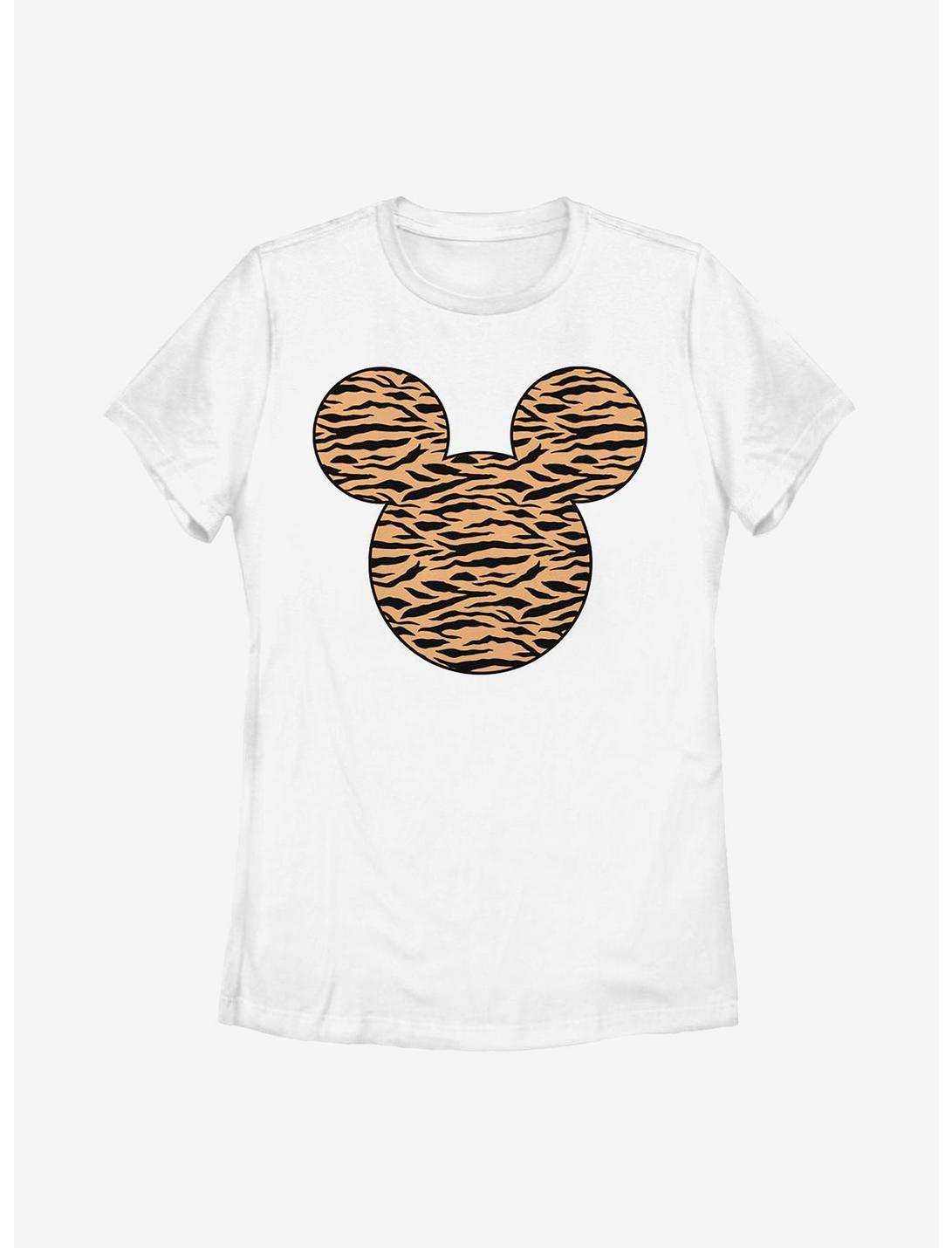 Disney Mickey Mouse Tiger Fill Womens T-Shirt, WHITE, hi-res