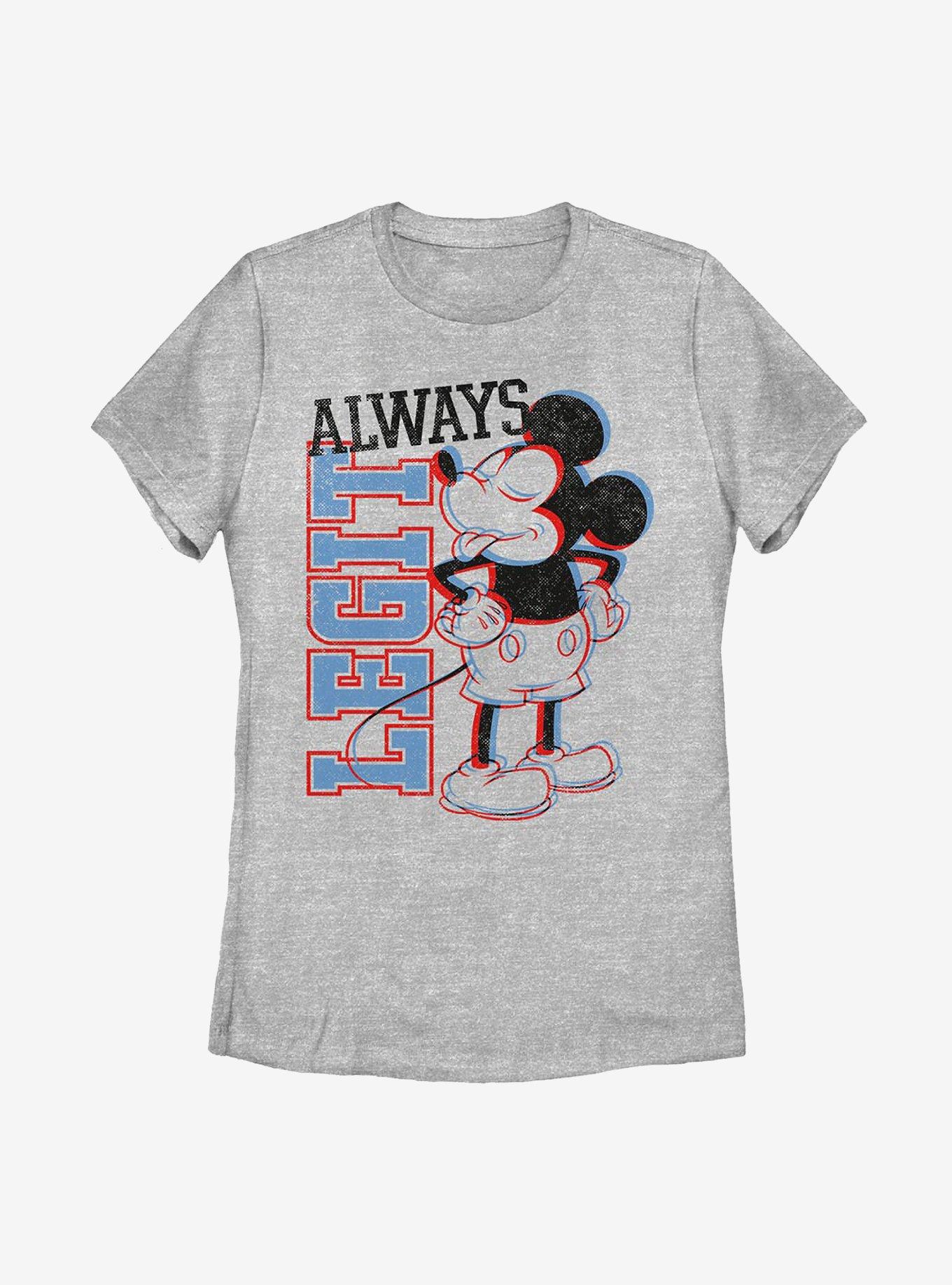 Disney Mickey Mouse Legit Mick Womens T-Shirt, ATH HTR, hi-res