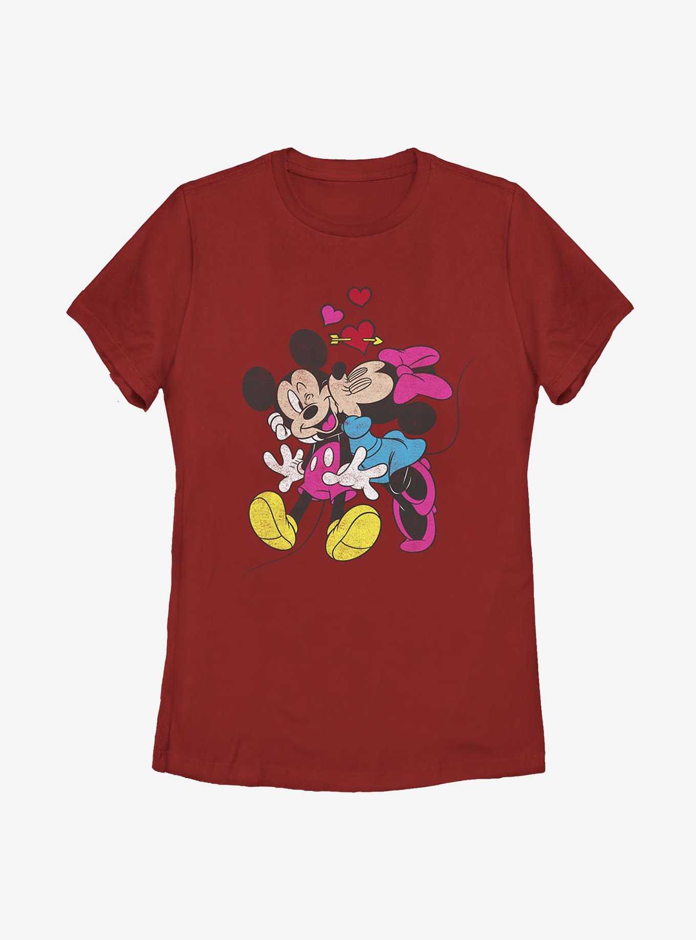 Disney Mickey Mouse Minnie Love Womens T-Shirt, , hi-res