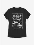 Disney Mickey Mouse Minnie Music Cover Womens T-Shirt, BLACK, hi-res