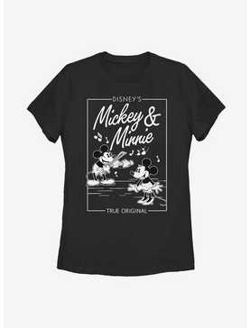 Disney Mickey Mouse Minnie Music Cover Womens T-Shirt, , hi-res