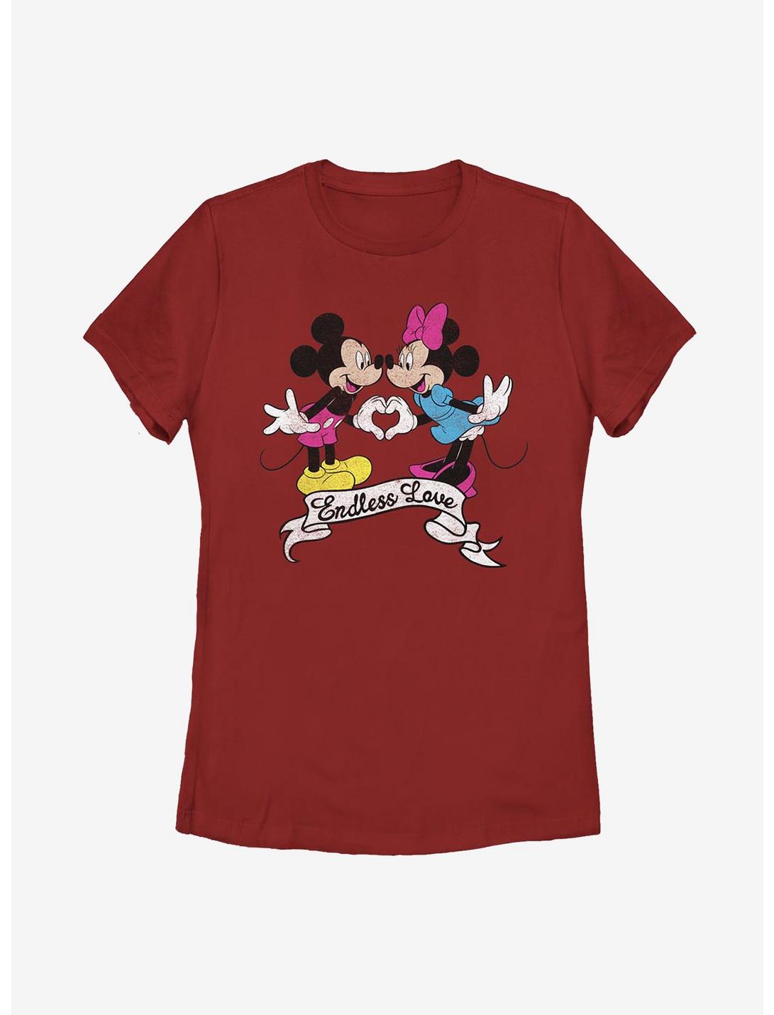 Disney Mickey Mouse Endless Love Womens T-Shirt, RED, hi-res