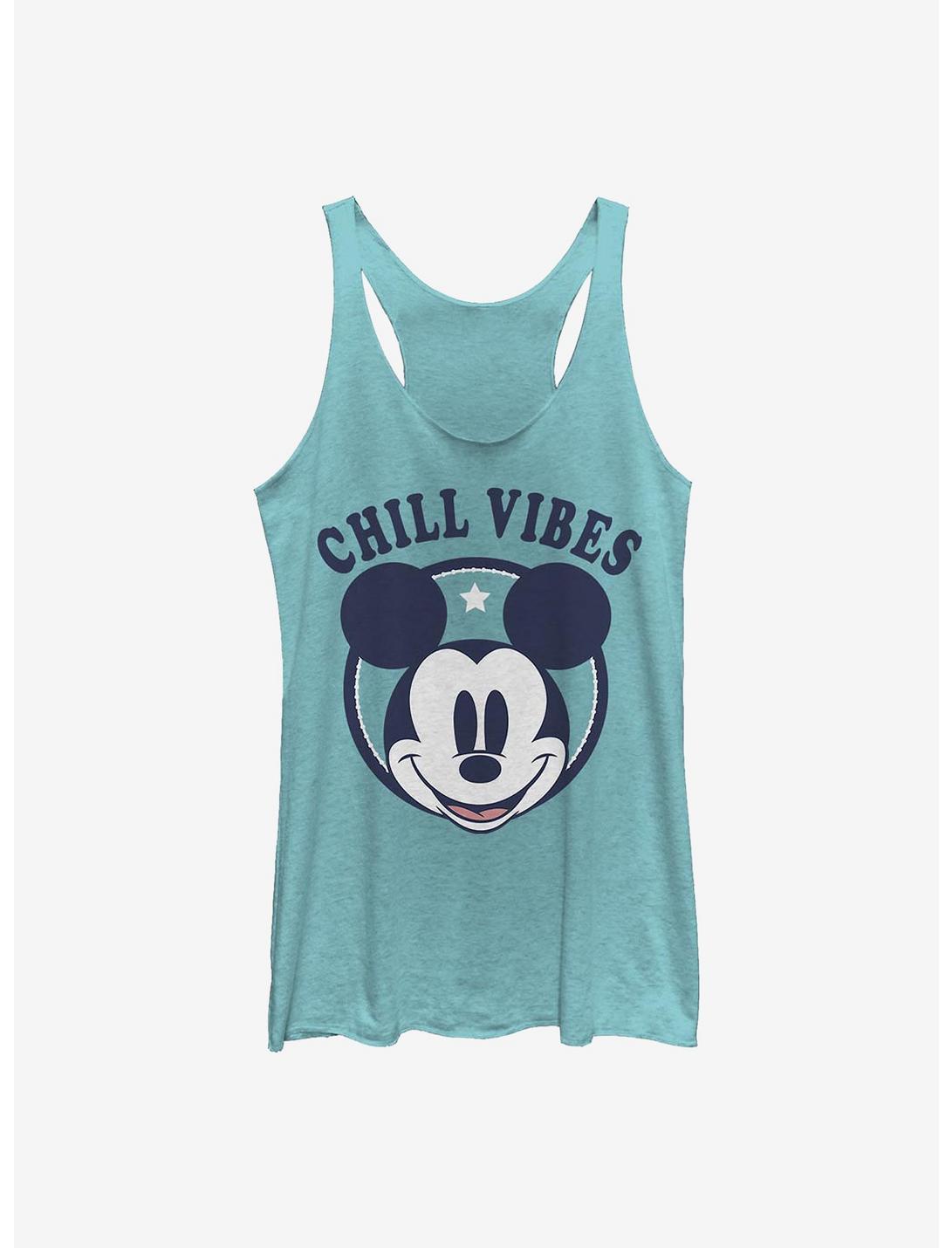 Disney Mickey Mouse Chill Vibes Womens Tank Top, TAHI BLUE, hi-res