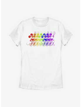 Disney Mickey Mouse Rainbow Mouse Womens T-Shirt, , hi-res