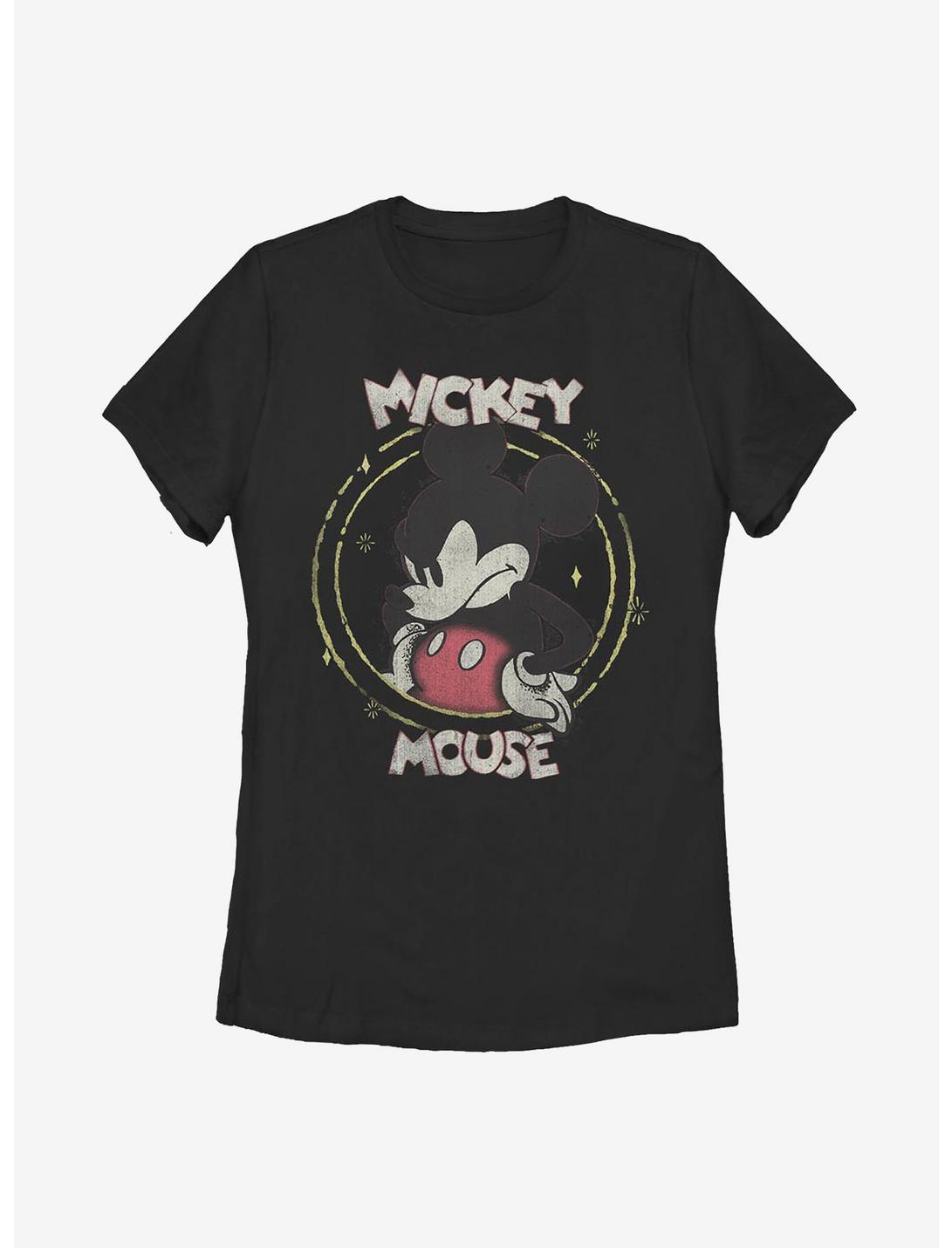 Disney Mickey Mouse Gritty Mickey Womens T-Shirt, BLACK, hi-res