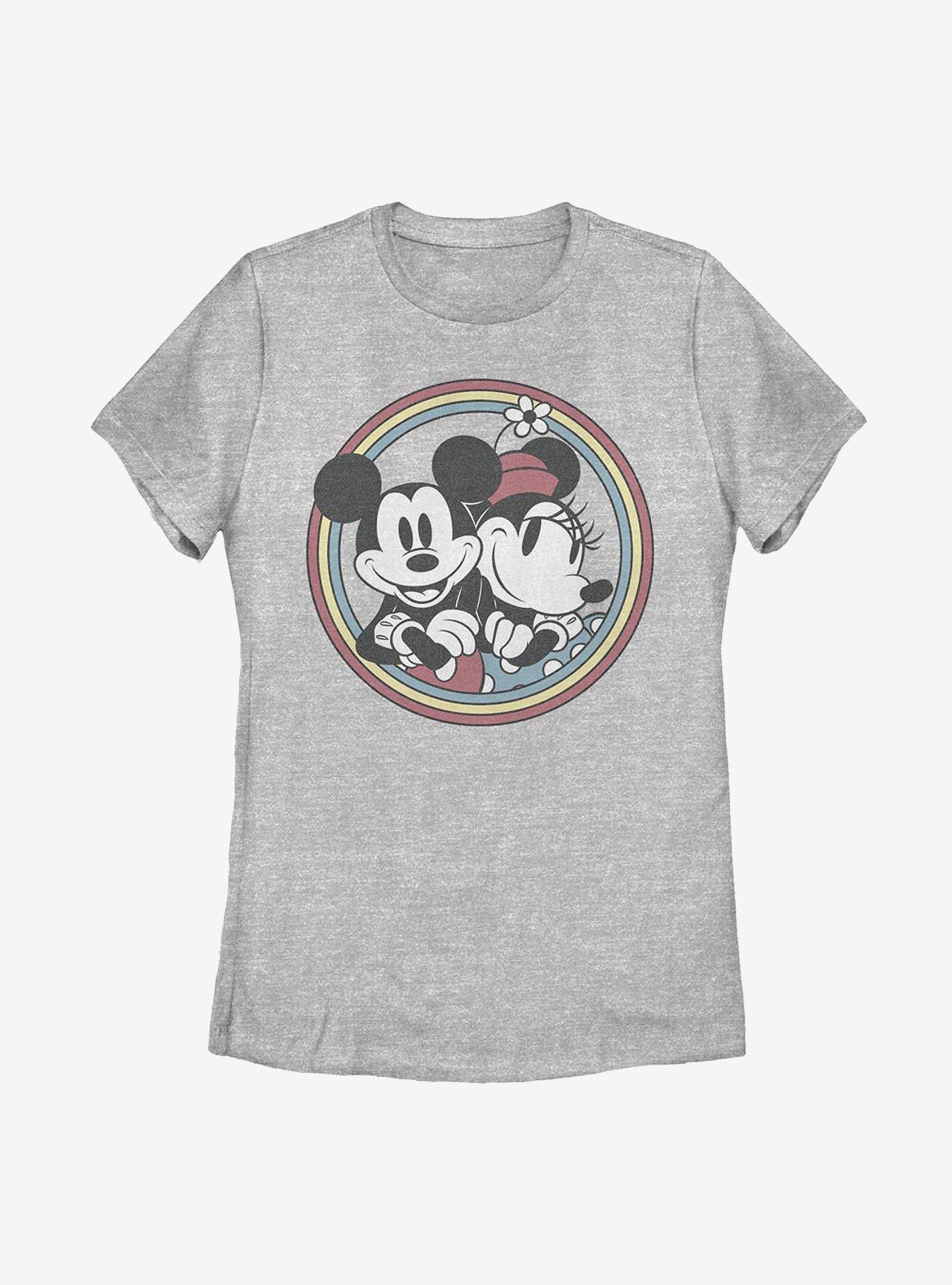 Disney Mickey Mouse Retro Mickey Minnie Womens T-Shirt, , hi-res