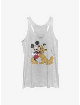 Disney Mickey Mouse And Pluto Womens Tank Top, , hi-res