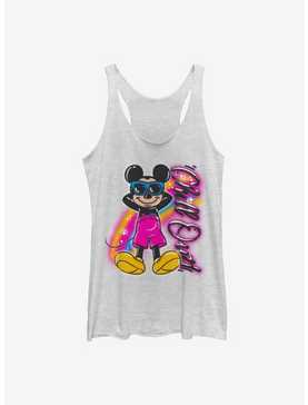 Disney Mickey Mouse Airbrushed Mickey Womens Tank Top, , hi-res