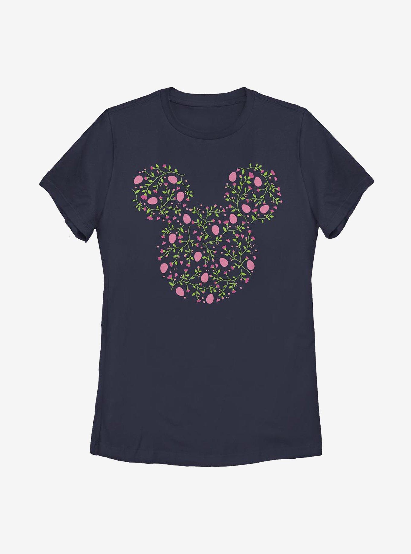 Disney Mickey Mouse Shabby Chic Egg Womens T-Shirt, NAVY, hi-res