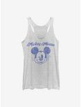 Disney Mickey Mouse Starry Mickey Womens Tank Top, WHITE HTR, hi-res