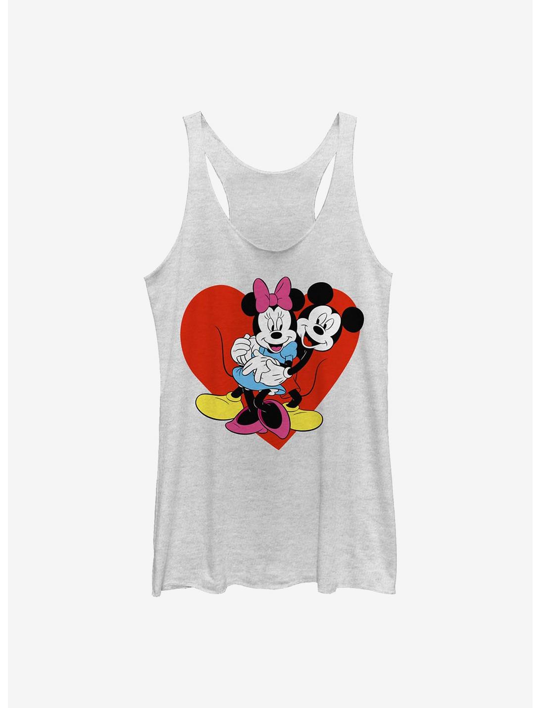 Disney Mickey Mouse Be Mine Womens Tank Top, WHITE HTR, hi-res