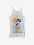 Disney Mickey Mouse Sunshine Seeker Womens Tank Top, WHITE HTR, hi-res