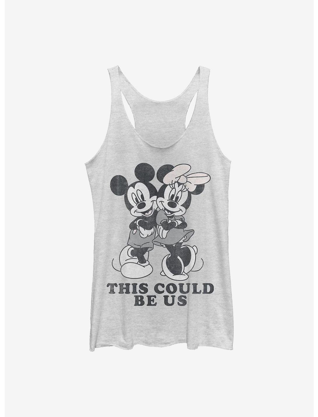 Disney Mickey Mouse Could Be Us Womens Tank Top, WHITE HTR, hi-res