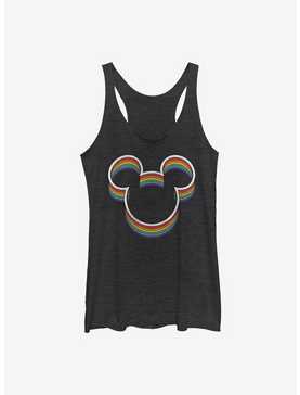Disney Mickey Mouse Rainbow Ears Womens Tank Top, , hi-res