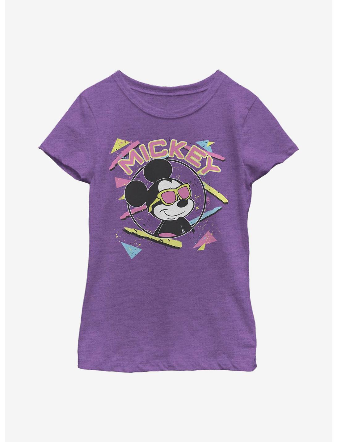 Disney Mickey Mouse 90's Mickey Youth Girls T-Shirt, PURPLE BERRY, hi-res