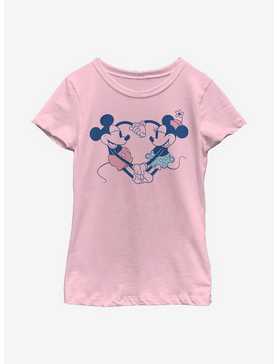 Disney Mickey Mouse Heart Pair Youth Girls T-Shirt, , hi-res