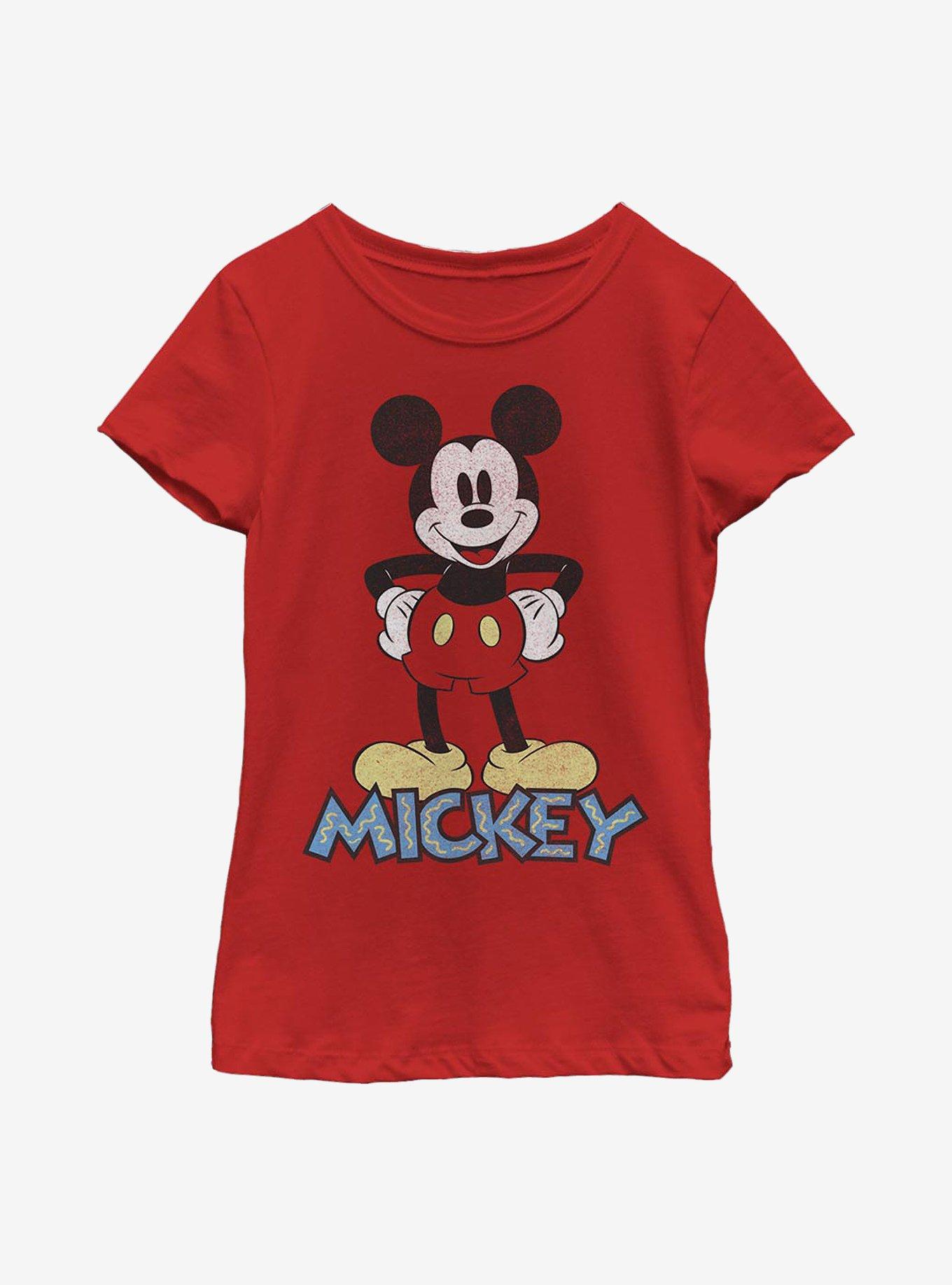 Disney Mickey Mouse 90s Mickey Youth Girls T-Shirt, , hi-res