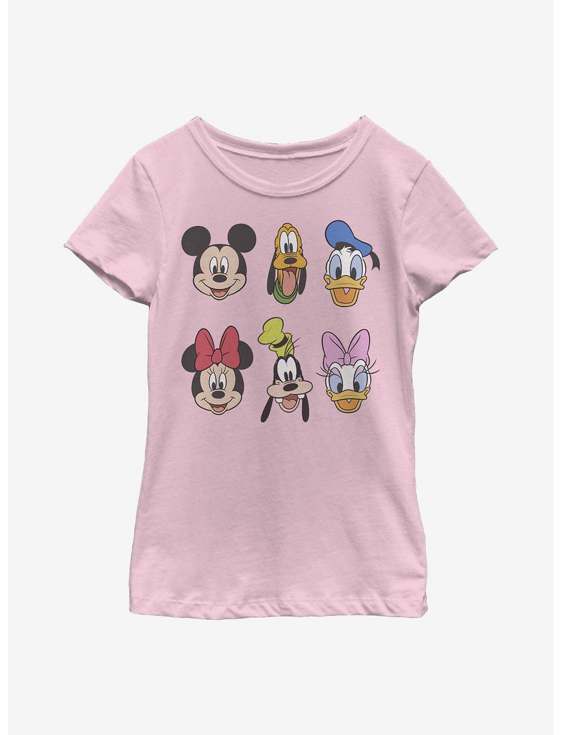 Disney Mickey Mouse Always Trending Stack Youth Girls T-Shirt, PINK, hi-res