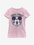 Disney Mickey Mouse Chill Vibes Youth Girls T-Shirt, PINK, hi-res