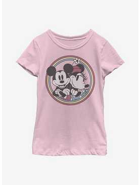 Disney Mickey Mouse Retro Mickey Minnie Youth Girls T-Shirt, , hi-res