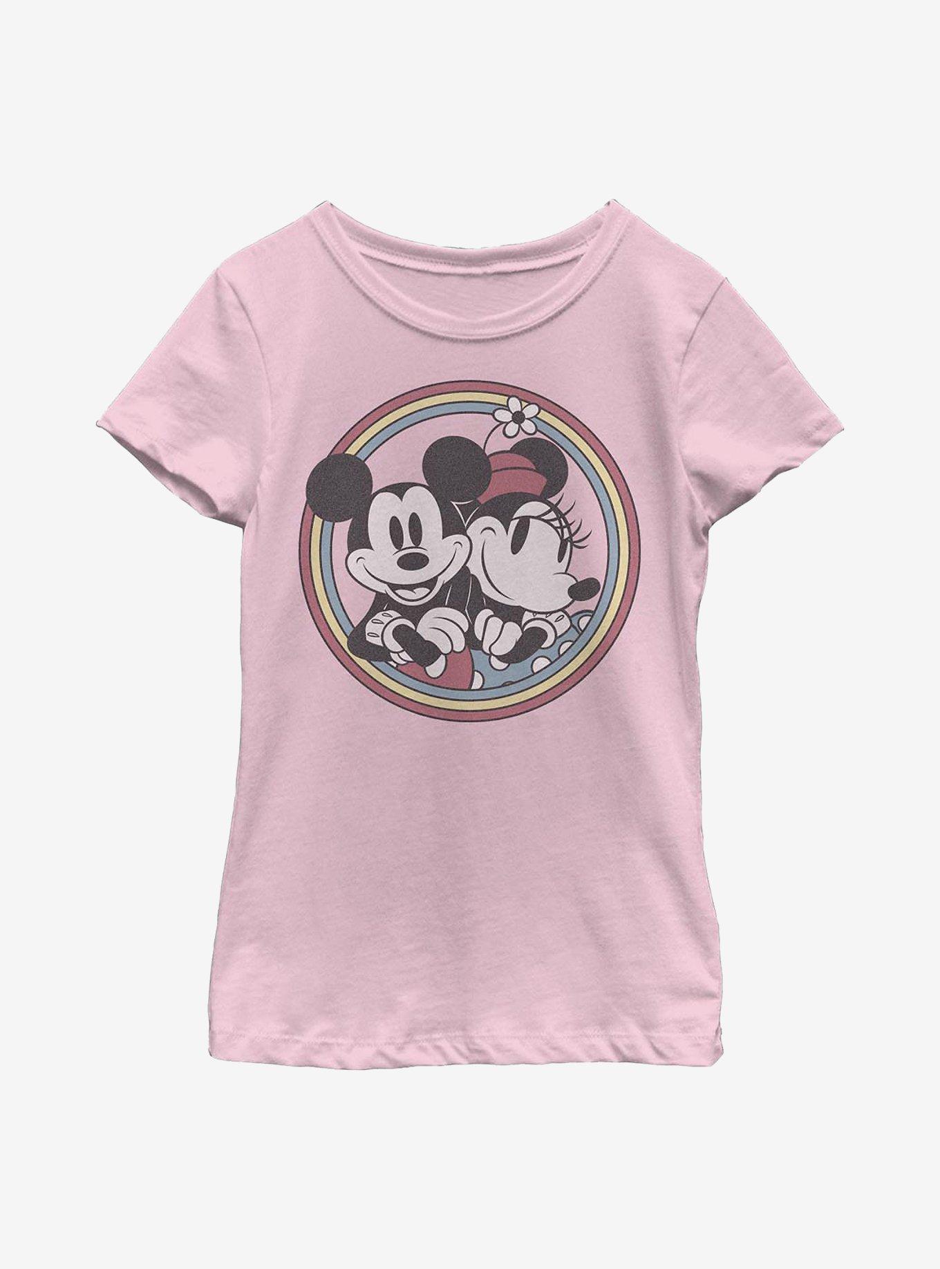 Disney Mickey Mouse Retro Mickey Minnie Youth Girls T-Shirt, , hi-res