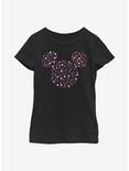 Disney Mickey Mouse Stars And Ears Youth Girls T-Shirt, BLACK, hi-res