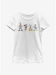 Disney Mickey Mouse Disney Groupie Youth Girls T-Shirt, WHITE, hi-res
