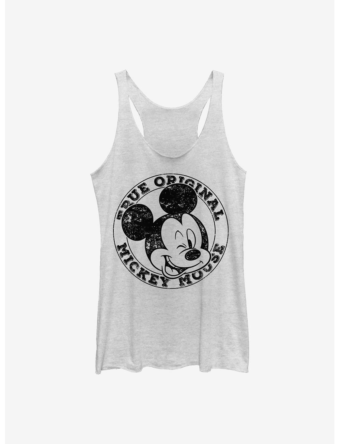 Disney Mickey Mouse Original Mickey Womens Tank Top, WHITE HTR, hi-res